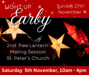 Lantern Making Advert for Light Up Earby